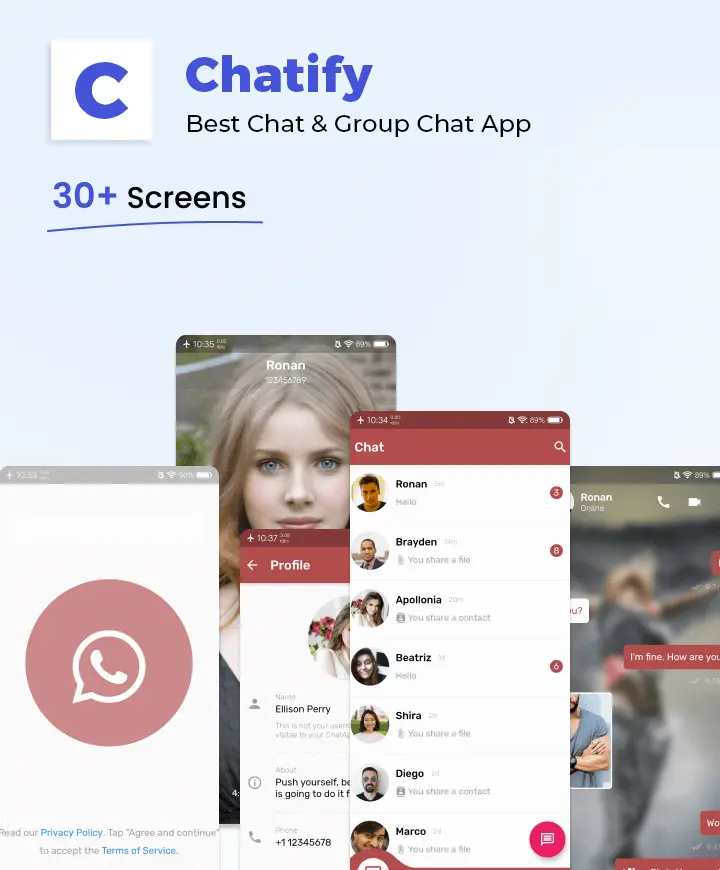 Mobile app concept — Chartify (React App Development).