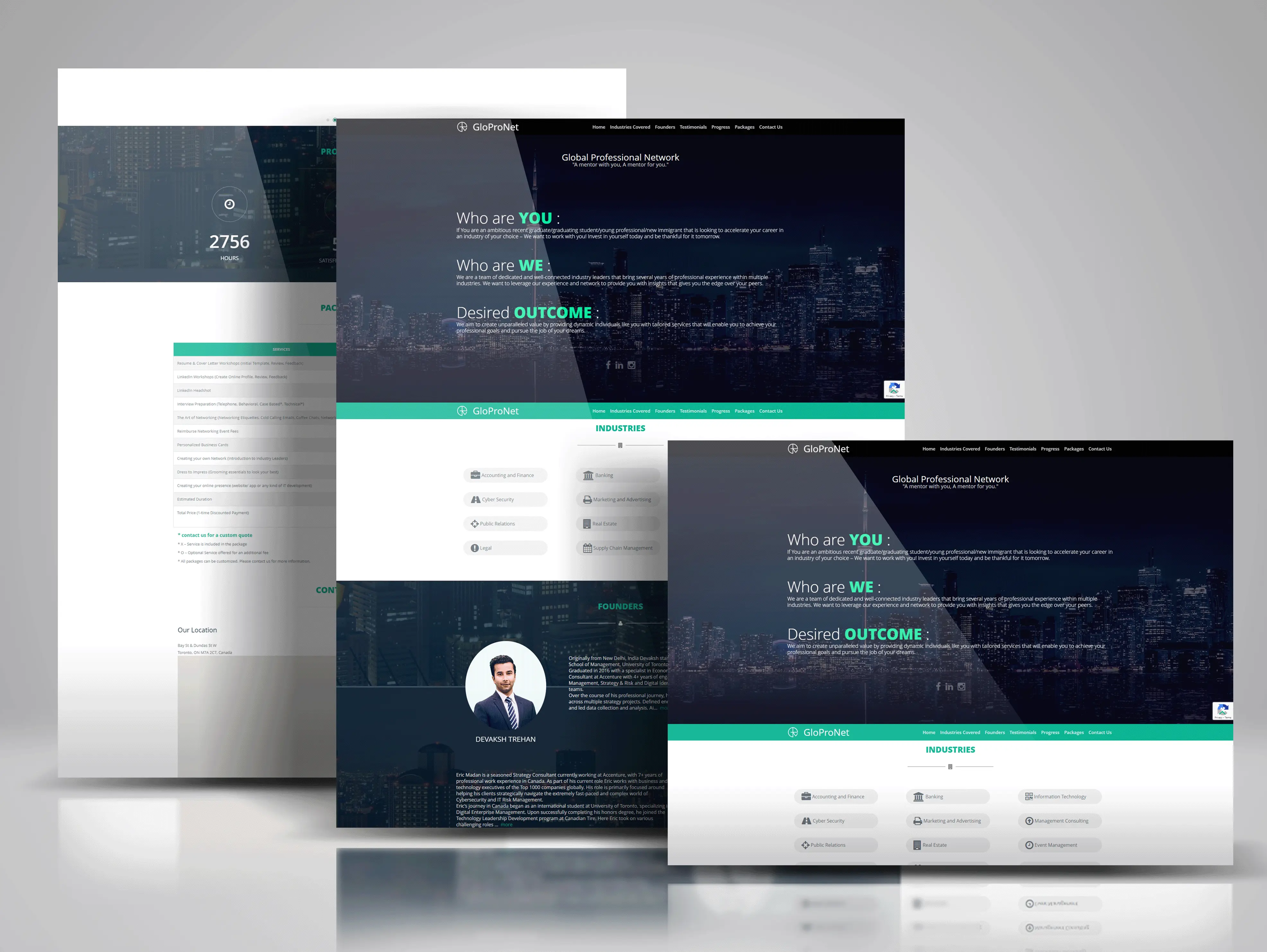 GloProNet professional networking platform