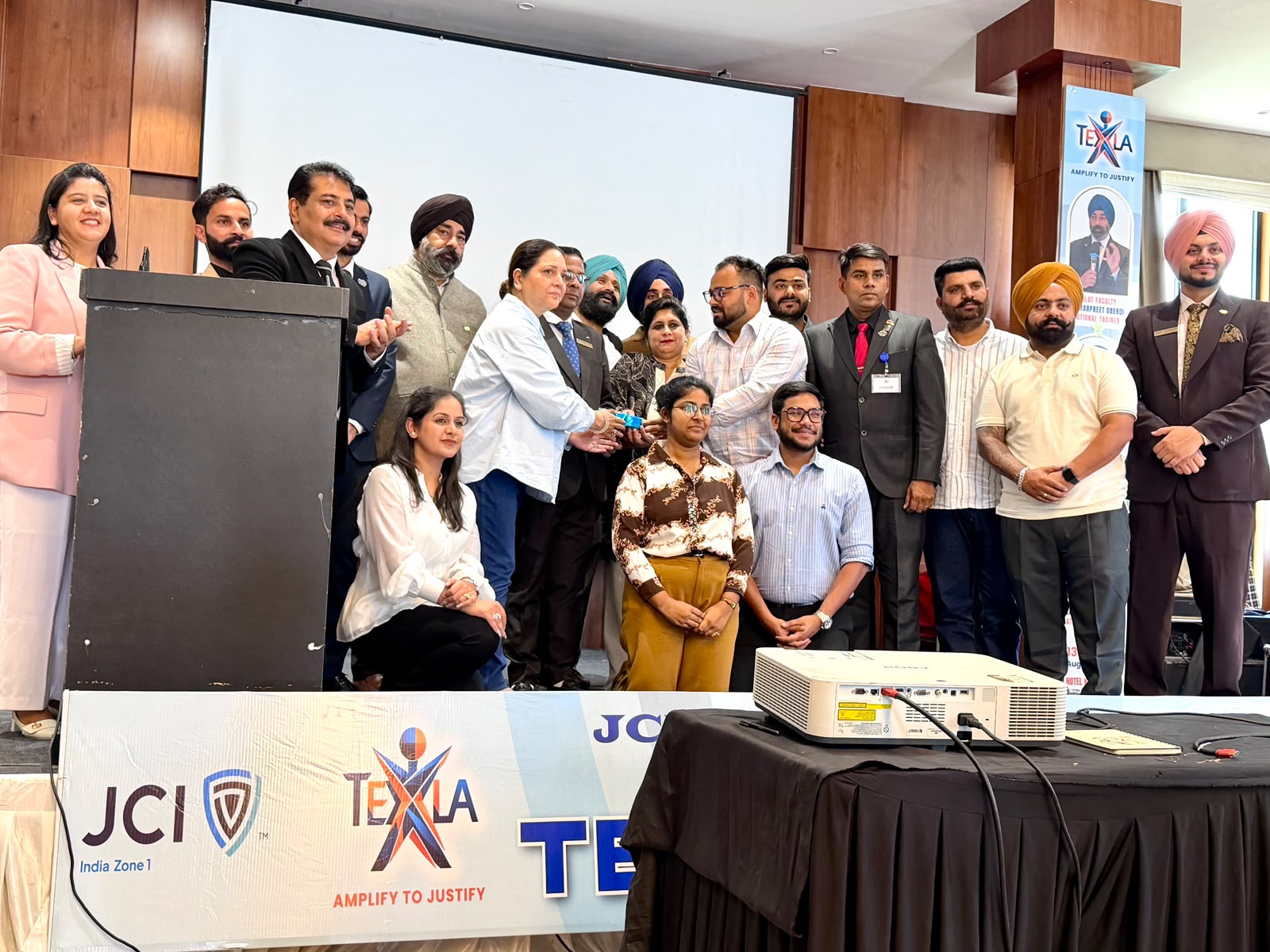 Texla participants sharing a recognition moment