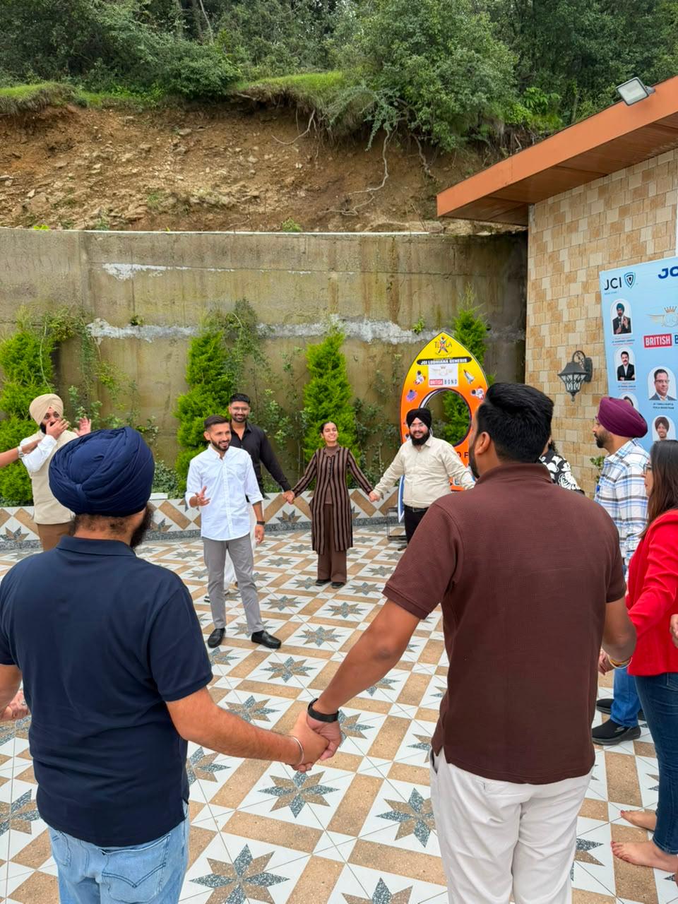 Texla participants taking part in an outdoor activity