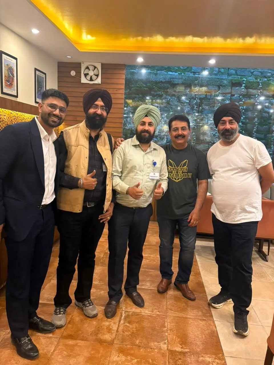 Texla participants together at an evening gathering